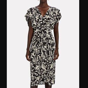 Isabel Marant Étoile Omeya Midi Dress V Neck Size 36 / US 6